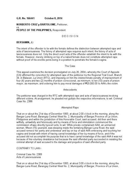 attempted rape philippines|G.R. No. 166441 .